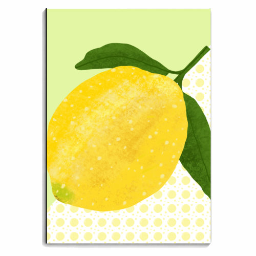 Lemon - personalised A4, A5, A6 notebook by Rock and Rose Creative