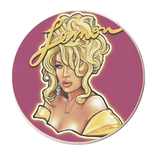 Lemon - personalised beer coaster by ARTECCO