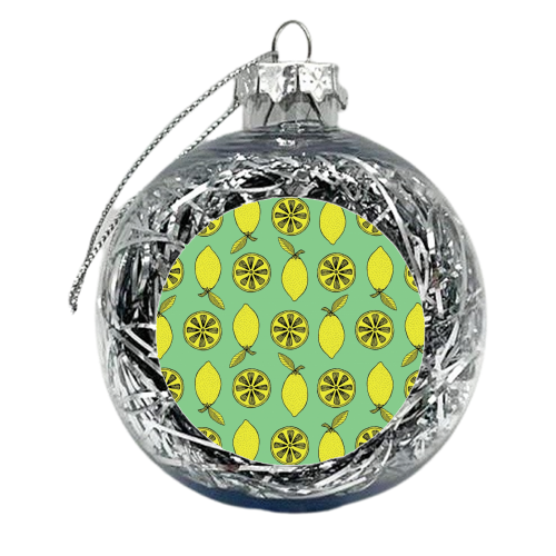 Lemon Slice - xmas bauble by Yazmin Brooks