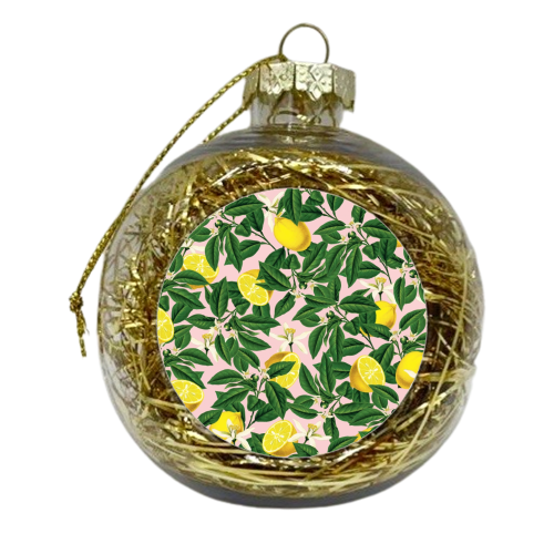 Lemonade - xmas bauble by Uma Prabhakar Gokhale