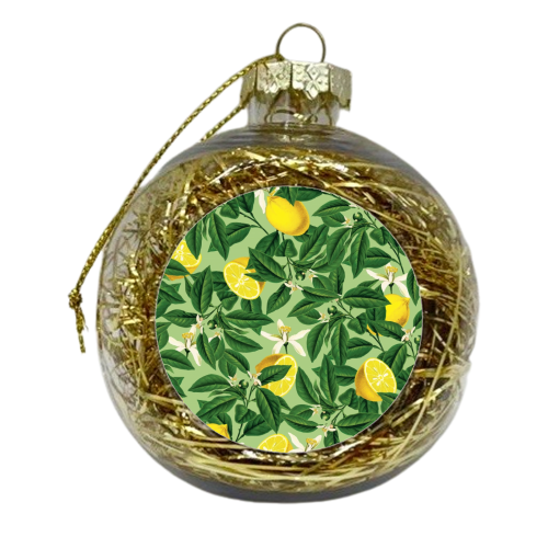 Lemonade V2 - xmas bauble by Uma Prabhakar Gokhale