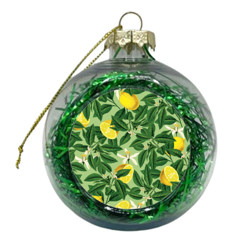 Lemonade V2 - xmas bauble by Uma Prabhakar Gokhale