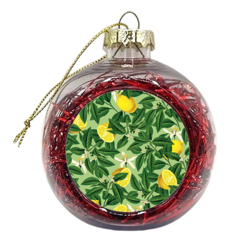 Lemonade V2 - xmas bauble by Uma Prabhakar Gokhale