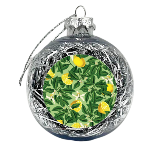 Lemonade V2 - xmas bauble by Uma Prabhakar Gokhale