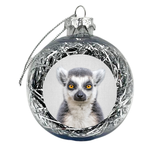 Lemur - Colorful - xmas bauble by Gal Design