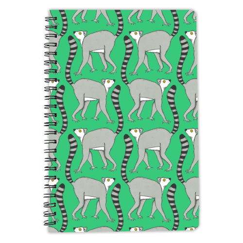 Lemur - personalised A4, A5, A6 notebook by Yazmin Brooks