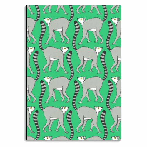 Lemur - personalised A4, A5, A6 notebook by Yazmin Brooks