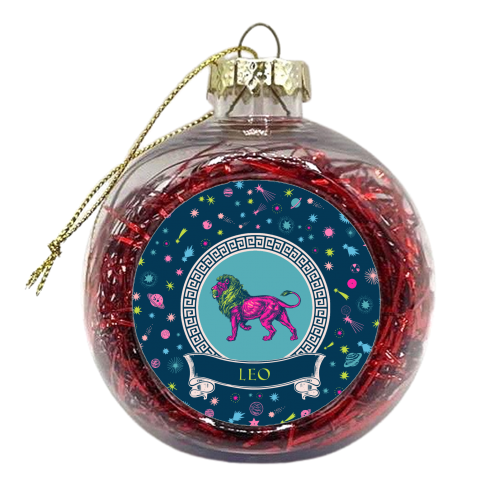 Leo - xmas bauble by Wallace Elizabeth