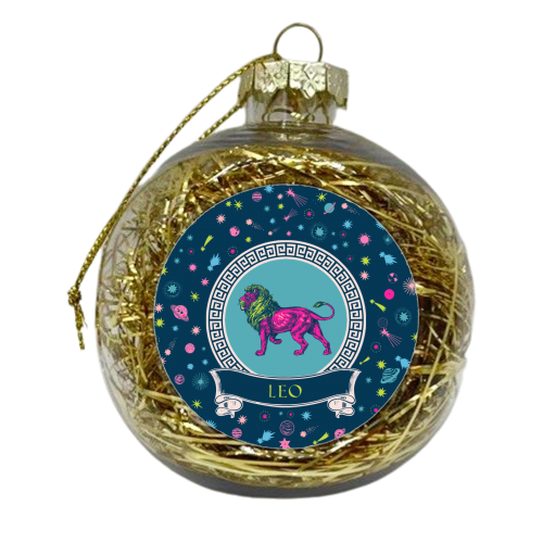 Leo - xmas bauble by Wallace Elizabeth