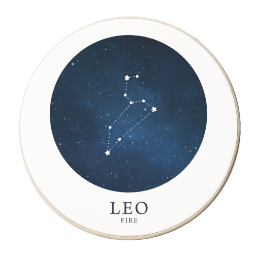 LEO - personalised beer coaster by Paper Deep Design