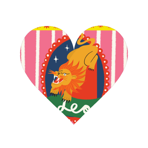 Leo Star Sign Design - Magnet by AbiGoLucky