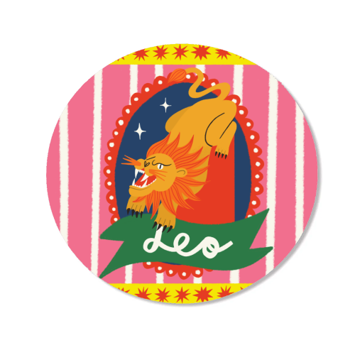 Leo Star Sign Design - Magnet by AbiGoLucky