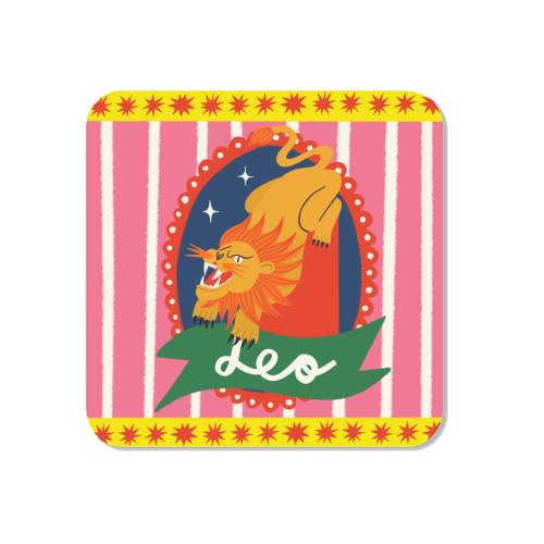Leo Star Sign Design - Magnet by AbiGoLucky