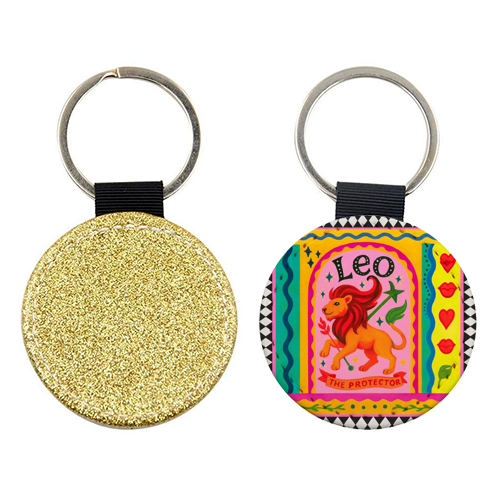 Leo star sign - keyring by Wallace Elizabeth