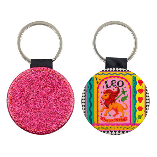 Leo star sign - keyring by Wallace Elizabeth