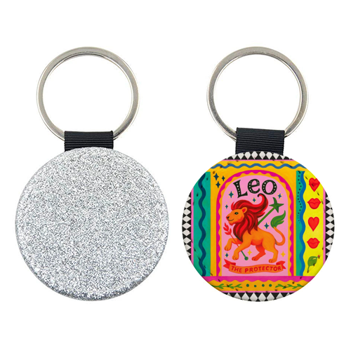 Leo star sign - keyring by Wallace Elizabeth