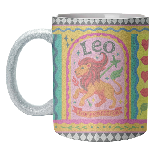 Leo star sign - unique mug by Wallace Elizabeth
