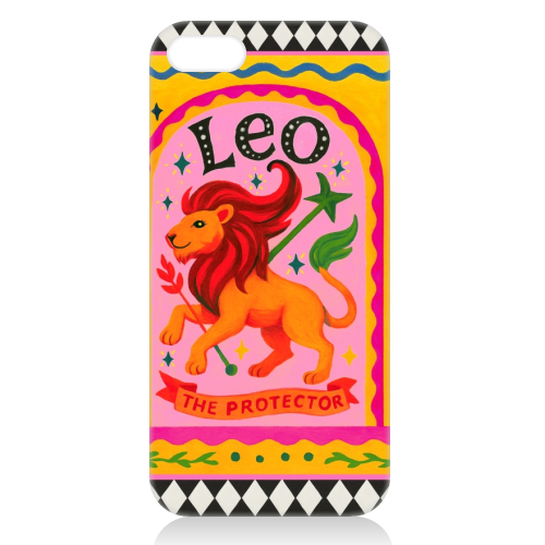 Leo star sign - unique phone case by Wallace Elizabeth