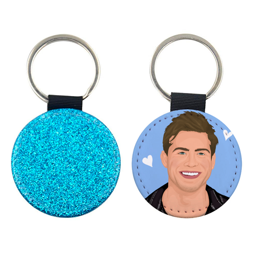 Leo Woodall Illustration - keyring by By Rosybum