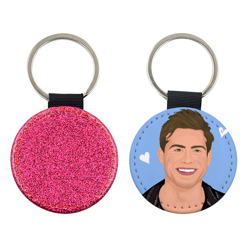 Leo Woodall Illustration - keyring by By Rosybum