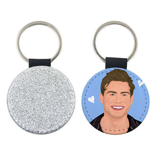 Leo Woodall Illustration - keyring by By Rosybum