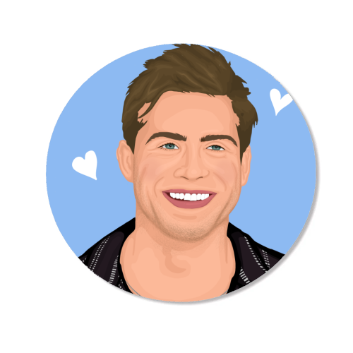 Leo Woodall Illustration - Magnet by By Rosybum