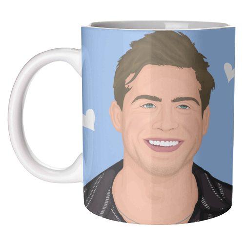 Leo Woodall Illustration - unique mug by By Rosybum