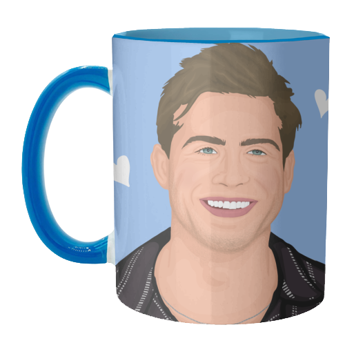 Leo Woodall Illustration - unique mug by By Rosybum