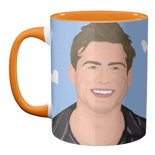 Leo Woodall Illustration - unique mug by By Rosybum
