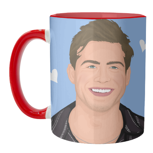 Leo Woodall Illustration - unique mug by By Rosybum