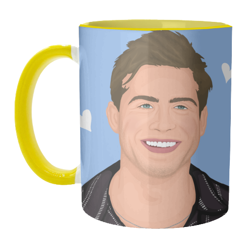 Leo Woodall Illustration - unique mug by By Rosybum