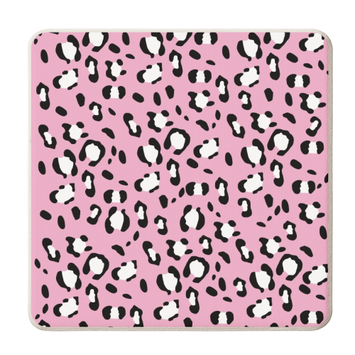 Leopard Animal Print Glam #21 #pattern #decor #art - personalised beer coaster by Anita Bella Jantz