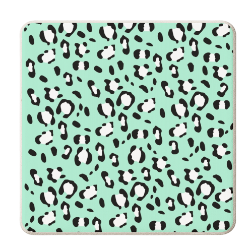 Leopard Animal Print Glam #22 #pattern #decor #art - personalised beer coaster by Anita Bella Jantz