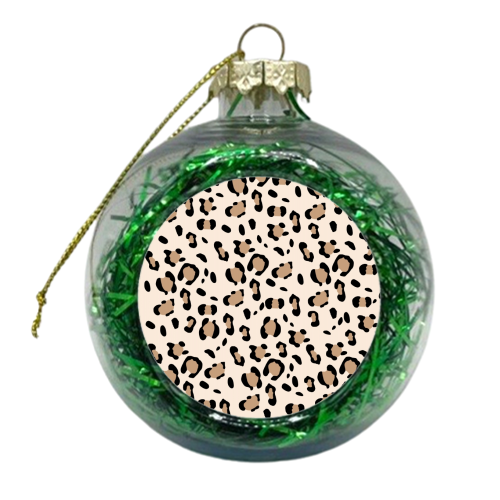 Leopard Animal Print Glam #27 #pattern #decor #art - xmas bauble by Anita Bella Jantz