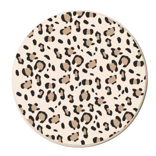 Leopard Animal Print Glam #27 #pattern #decor #art - personalised beer coaster by Anita Bella Jantz
