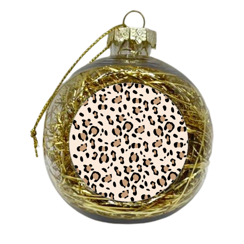 Leopard Animal Print Glam #27 #pattern #decor #art - xmas bauble by Anita Bella Jantz