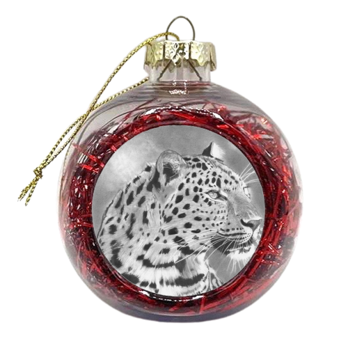 Leopard - xmas bauble by Joe Taylor