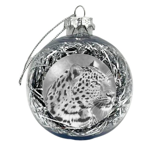 Leopard - xmas bauble by Joe Taylor
