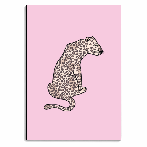 Leopard Illustration - personalised A4, A5, A6 notebook by Mols & Mae