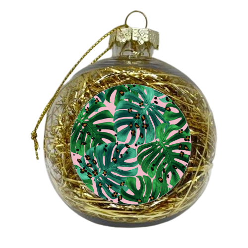 LEOPARD LEAVES - xmas bauble by PEARL & CLOVER