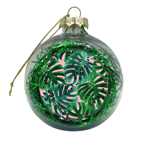 LEOPARD LEAVES - xmas bauble by PEARL & CLOVER