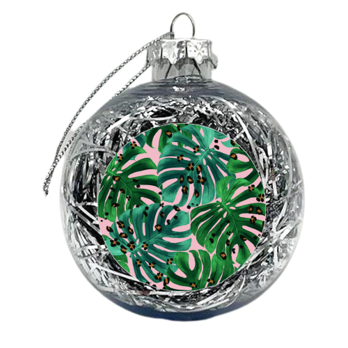 LEOPARD LEAVES - xmas bauble by PEARL & CLOVER