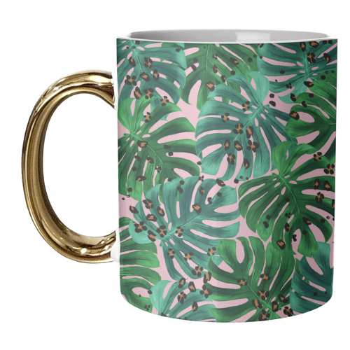 LEOPARD LEAVES - unique mug by PEARL & CLOVER