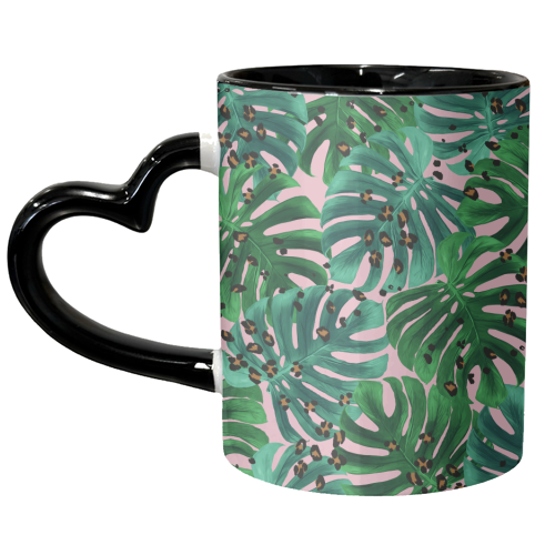 LEOPARD LEAVES - unique mug by PEARL & CLOVER