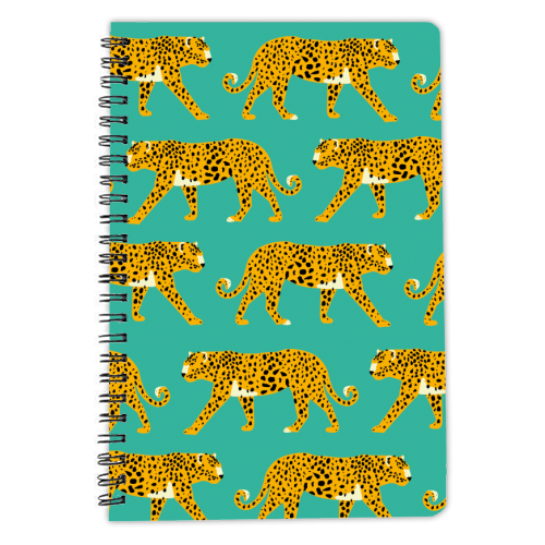 Leopard Love - personalised A4, A5, A6 notebook by Laura Lonsdale