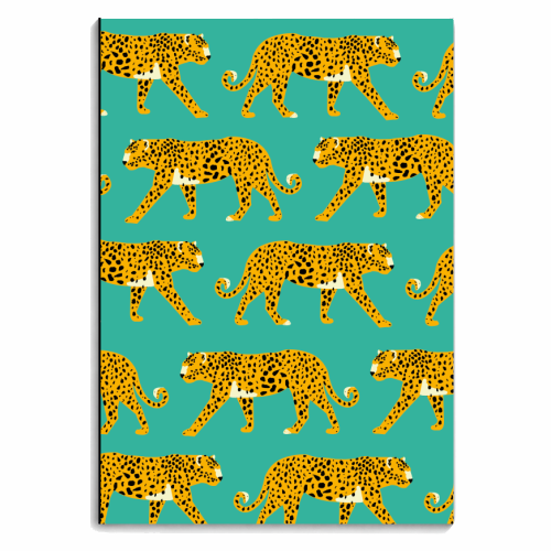 Leopard Love - personalised A4, A5, A6 notebook by Laura Lonsdale