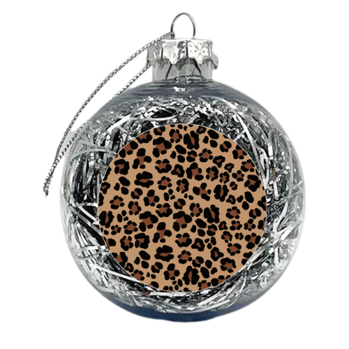 Leopard Print Glam #1 #pattern #decor #art - xmas bauble by Anita Bella Jantz