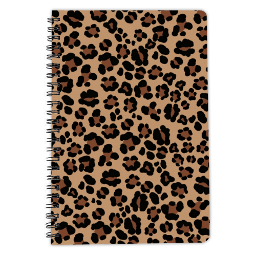 Leopard Print Glam #1 #pattern #decor #art - personalised A4, A5, A6 notebook by Anita Bella Jantz