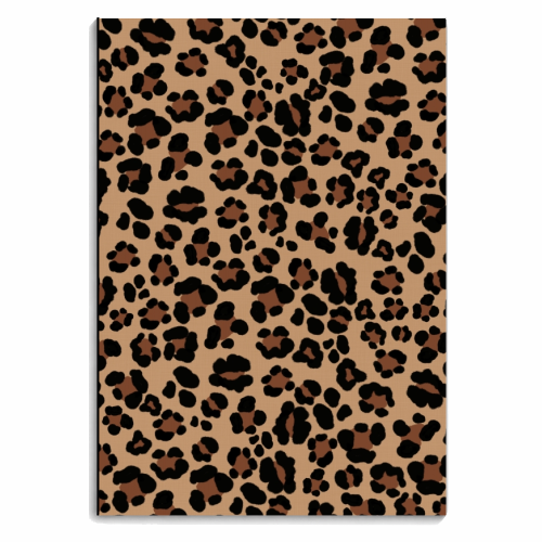 Leopard Print Glam #1 #pattern #decor #art - personalised A4, A5, A6 notebook by Anita Bella Jantz