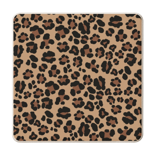 Leopard Print Glam #1 #pattern #decor #art - personalised beer coaster by Anita Bella Jantz